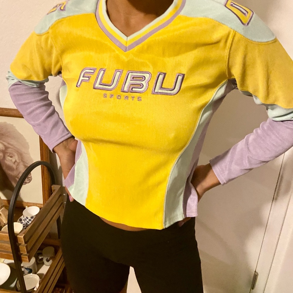 Retro Vintage FUBU Varsity top